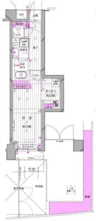 ランドステージ白山【1階】の間取り