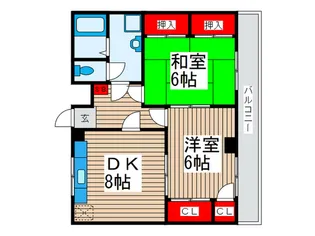 サンブリッジ【2階】の間取り