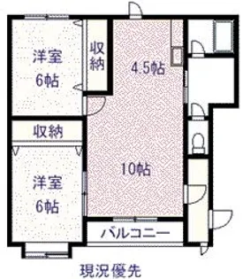 ミレニアム324【2階】の間取り