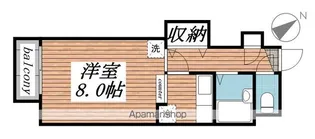 ロマーヌ釧路第III 2305【3階】の間取り