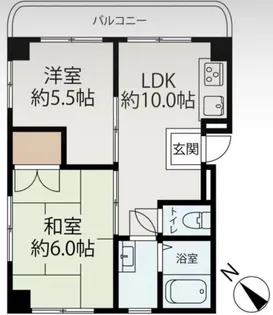 インベストメント星が丘【3階】の間取り