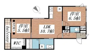 メゾン サイム【3階】の間取り