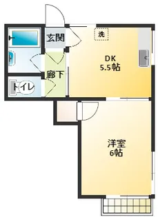 武田ハイツ【2階】の間取り