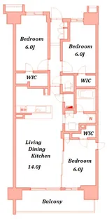 シティテラス横濱和田町エアーズコート【2階】の間取り