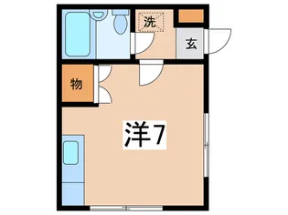 レジデンスサカエ【1階】の間取り