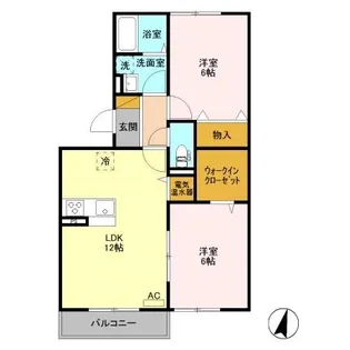 エルスリーモナミ 103【1階】の間取り