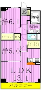 リベラ サンリット カーサ【2階】の間取り
