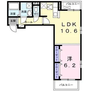 アンサンブル菅沢【1階】の間取り