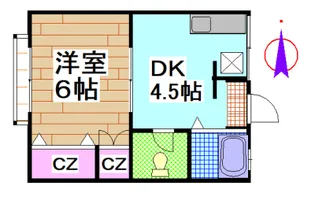 ハイツユリ【2階】の間取り