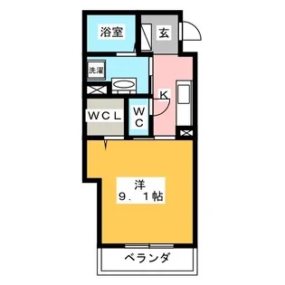 FORENA諏訪西【1階】の間取り