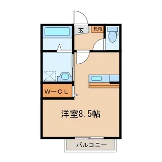 グランシャリオ【2階】の間取り