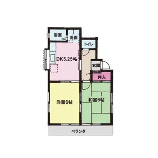ウイングラーク小菅【2階】の間取り