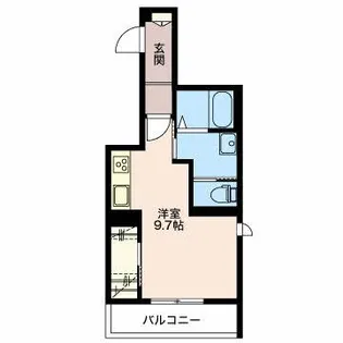 イルマーレ・チェレステ【3階】の間取り
