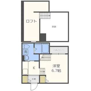 Praline【2階】の間取り