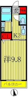 M’s柏の葉【2階】の間取り