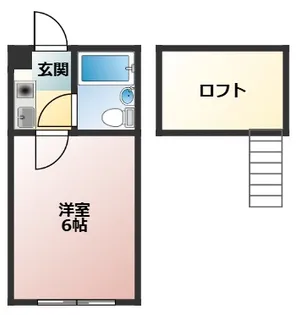 ロイヤル北小金【1階】の間取り