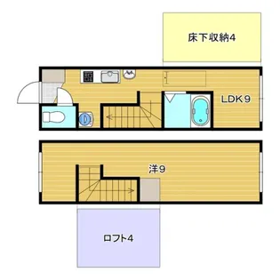 エスパシオデルアモールの間取り