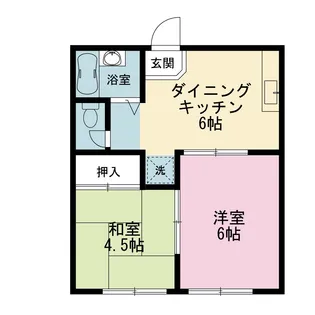 フェリース港南台【1階】の間取り