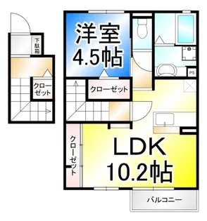 ベル・ラフィーネ【2階】の間取り
