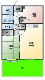 藤パープル【1階】の間取り