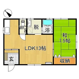 メゾンーS【1階】の間取り