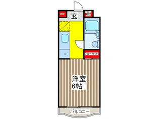 スカイコート蕨【3階】の間取り