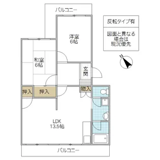 ファミールガーデン吉沢 B棟【2階】の間取り