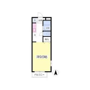 プラムハイツ【1階】の間取り