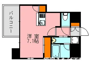 LANDIC N110【8階】の間取り