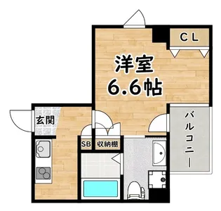 プレミアムソレイユ塚本駅前【8階】の間取り