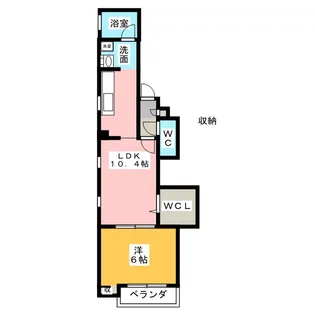 ウィステリア403【1階】の間取り
