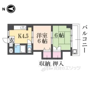 GRANDSTEADY奈良三条【2階】の間取り