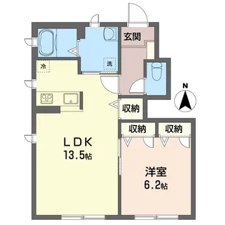ドレミシャンテ【1階】の間取り