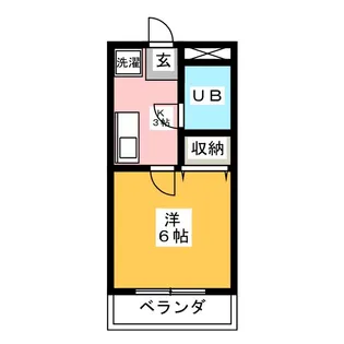 エコーハイツ英【2階】の間取り