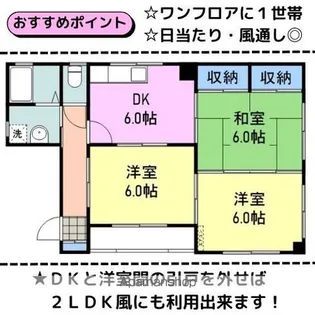 フローレンスAGA【3階】の間取り