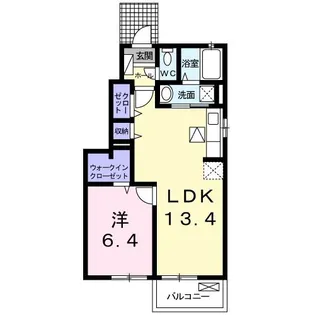 フェリーチェT II【1階】の間取り