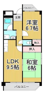 サンビレッジ【4階】の間取り