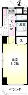 第12中央ビル【6階】の間取り