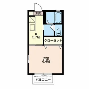 サニーズ春日【2階】の間取り