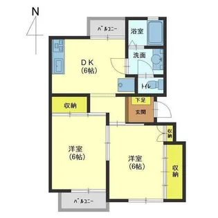 サカエ251【1階】の間取り