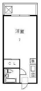 みやまハイツ【1階】の間取り