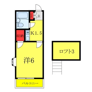 サニースポット【2階】の間取り