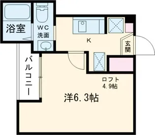 ヴァン・フローラ【2階】の間取り