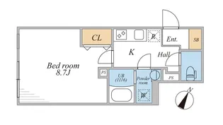 LEGALAND三軒茶屋South 302【3階】の間取り