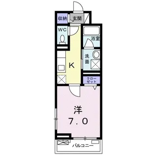 ヌーベル中浦和【3階】の間取り