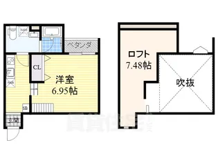 PLAISIR ZEN【2階】の間取り