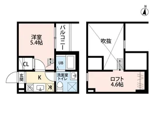 ALLURE 358【2階】の間取り