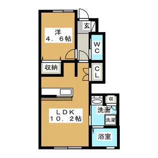 Urban Village【1階】の間取り