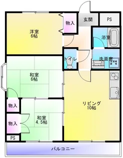 メゾンデトワール【2階】の間取り
