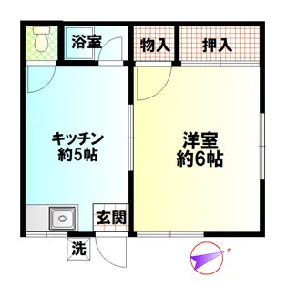 小野荘A【2階】の間取り